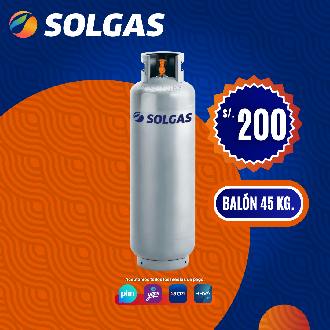 Balón Solgas 45kg